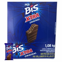 CHOCOLATE BIS XTRA AO LEITE LACTA 24X45G