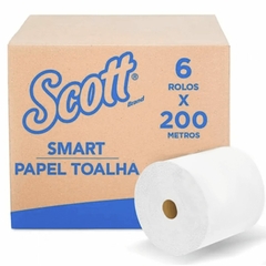 SCOTT PAPEL TOALHA BOBINA C/ 6X200M