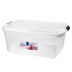 CAIXA PLASTICA ORGANIZADORA 48L SANREMO TRANSPARENTE - REF.SR961 na internet