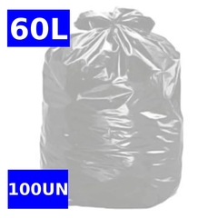 SACO LIXO 60L CINZA CLASSE I ITACEL 1,28KG