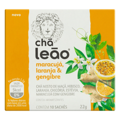 CHA MARACUJA LARANJA GENGIBRE LEAO ENVELOPADO 20X2,2G - comprar online