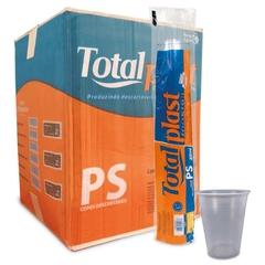 COPO PLASTICO PS 200ML TRANSPARENTE TOTALPLAST 25X100UN - REF.CT-200TR