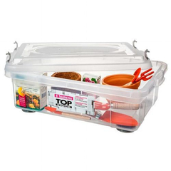 CAIXA PLASTICA ORGANIZADORA 28,2L TRANSPARENTE SANREMO TOP - REF.SR970/84 na internet