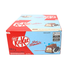 CHOCOLATE KIT KAT MINI MOMENTS COOKIES CREAM NESTLE 24X34,6G - comprar online