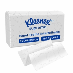 PAPEL TOALHA INTERFOLHADO KLEENEX SUPREME FOLHA DUPLA 150FL - REF.30228378