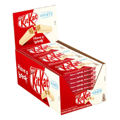 CHOCOLATE KIT KAT WHITE / BRANCO NESTLE C/ 24X41,5G