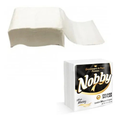 GUARDANAPO PEQUENO FOLHA DUPLA NOBBY 50FL - comprar online