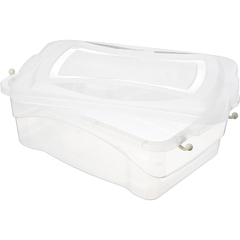 CAIXA PLASTICA ORGANIZADORA 10L PARAMOUNT PRATIC BOX TRANSPARENTE - REF.150 na internet