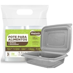 POTE MARMITA 250ML FREEZER E MICROONDAS RIOPLASTIC 24 UN