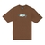 CAMISETA HIGH TEE ZIPPER BROWN