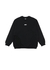 MOLETOM HIGH CREWNECK FUZZY BLACK