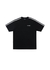 CAMISETA DISTURB STRIPE LOGO TEE IN BLACK