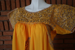 Vestido Bordado A Mano San Antonino Amarillo-dorado Ut - tienda en línea