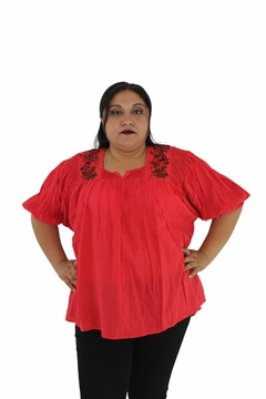 Blusa Artesanal Bordada A Mano Mod. Itzel en internet