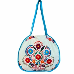 Bolsa Bordada a Mano, Renacer Mexicano Mod. Ale Manta - Lari Moda