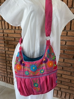 Bolsa Bordada a Mano, Renacer Mexicano Mod. Hipper Popelina - comprar en línea