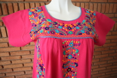 Vestido Florecita Manta Fiusha Multicolor Talla Chica - comprar en línea