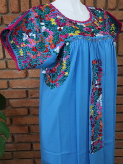 Vestidos Bordado A Mano Mod. San Antonino Unitalla - Lari Moda