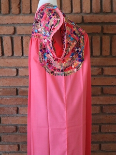 Vestido Bordado A Mano San Antonino coral multicolor UT - comprar en línea