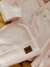 Mini ajuar 2 broches de metal 3 piezas liso Art 536 rosa bebe - comprar online