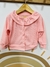 campera de waffle Art 654 Rosa