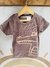 Remera Manga corta Art 656 Jaspeada Coco brown