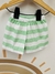 Short algodon Estampado Art-170 rayado Verde Claro