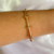 Bracelete Aberto com Design Moderno Banhado a Ouro 18K - comprar online