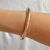 Bracelete Liso Aberto com Design Grosso Banhado a Ouro 18K - comprar online