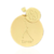 Pingente de Signo Banhado a Ouro 18K