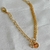 Pulseira com Pingente Vida Banhada a Ouro 18k - comprar online