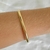 Bracelete Liso Aberto Banhado a Ouro 18k