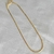 Choker de Malha Liso Banhado a Ouro 18k - comprar online