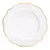 Prato Sobremesa Porcelana Maldivas Branco Fio Dourado 21cm - comprar online