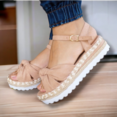 Flat Corda Fivela Nude - comprar online