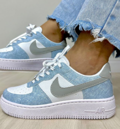 Tênis Air Force Nike Jeans/Branco