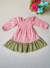 VESTIDO INFANTIL MANGA LONGA EM LAISE - FAKINI - Rosa