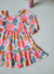 VESTIDO Manga Longa Fakini Kids - Midi em meia malha Linho na internet