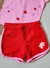 CONJUNTO Brandili Verão - Estrela - Rosa|Vermelho - Stilo N Kids