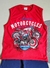 CONJUNTO Regata Menino For Fun - Motorcycles - Vermelha na internet