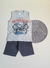 CONJUNTO Regata Menino For Fun - Motorcycles - Cinza