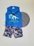 CONJUNTO Regata Menino For Fun - Dinosaurs - Azul