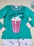 PIJAMA Menina Minifan - Shake things up - Verde Azulado - comprar online