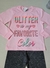 PIJAMA Menina Minifan - Glitter - Rosa - comprar online