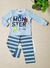 PIJAMA Menino Minifan - Monster -Azul