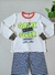 PIJAMA Menino Minifan - Game Over Continue? - Branca - comprar online