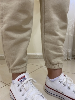 Calça jogger em moletom