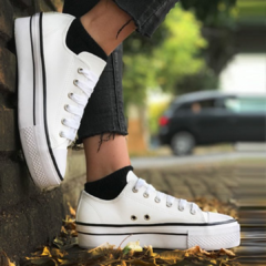 Zapatilla Urbana Ecocuero Blanco