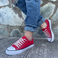 Zapatillas Urbanas Bajas Rojas