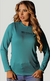 CAMISETA FEM. AZUL TURQUESA UV ML NFR